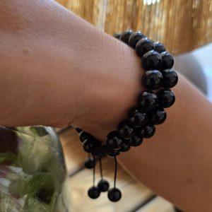 دستبند سنگ تورمالین (محافظت، آرامش، تمرکز، انرژی مثبت)