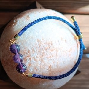 دستبند سنگ آمیتیست (آرامش، تمرکز، تعادل، انرژی مثبت)